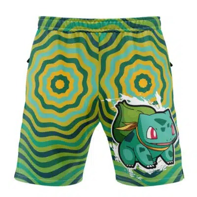 Bulbasaur Trippy Pokemon Versatile Shorts