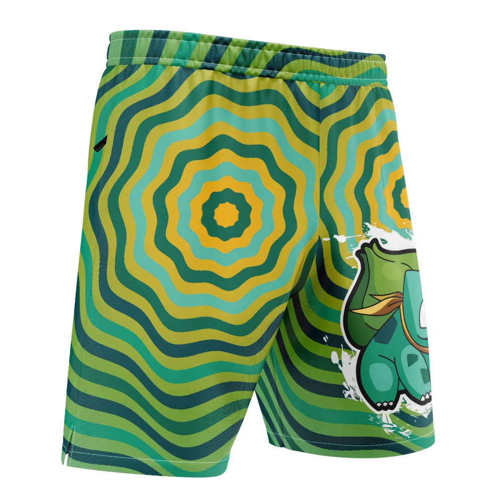 Bulbasaur Trippy Pokemon Versatile Shorts - Image 2