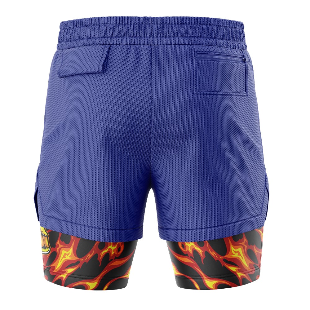 Captain Falcon V2 Super Smash Bros 2-in-1 Performance Shorts - Image 4