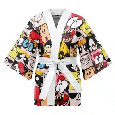 Cartoon Network Pattern V2 Happi Coat Haori Kimono