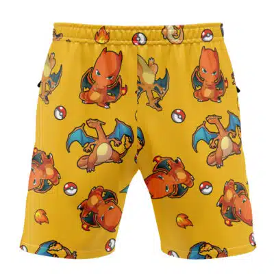 Charizard Pattern Pokemon Versatile Shorts