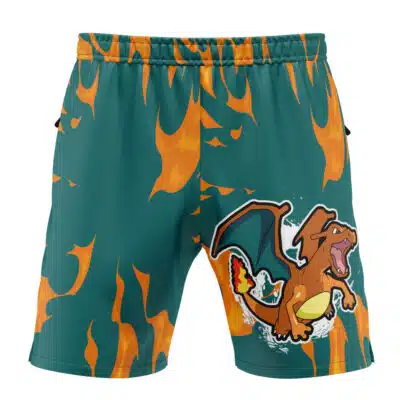 Charizard Trippy Pokemon Versatile Shorts