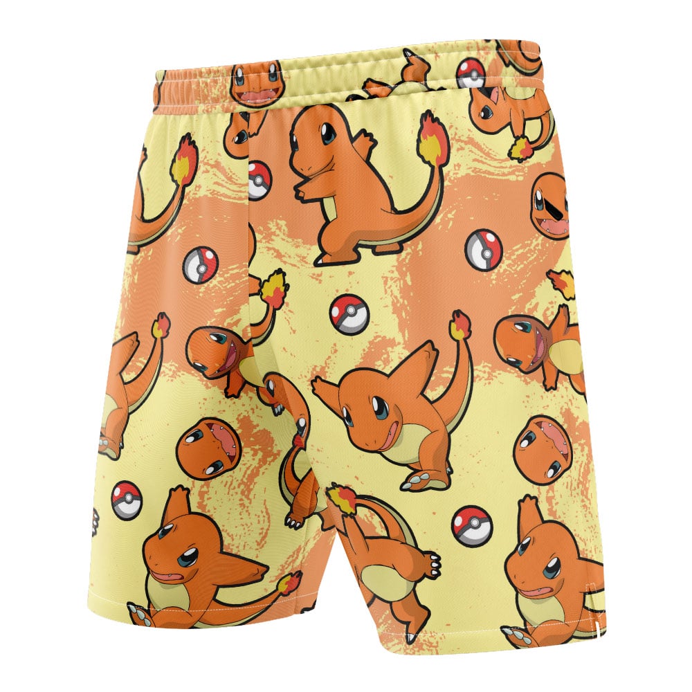 Charmander Pattern Pokemon Versatile Shorts - Image 3