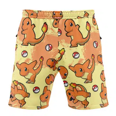 Charmander Pattern Pokemon Versatile Shorts