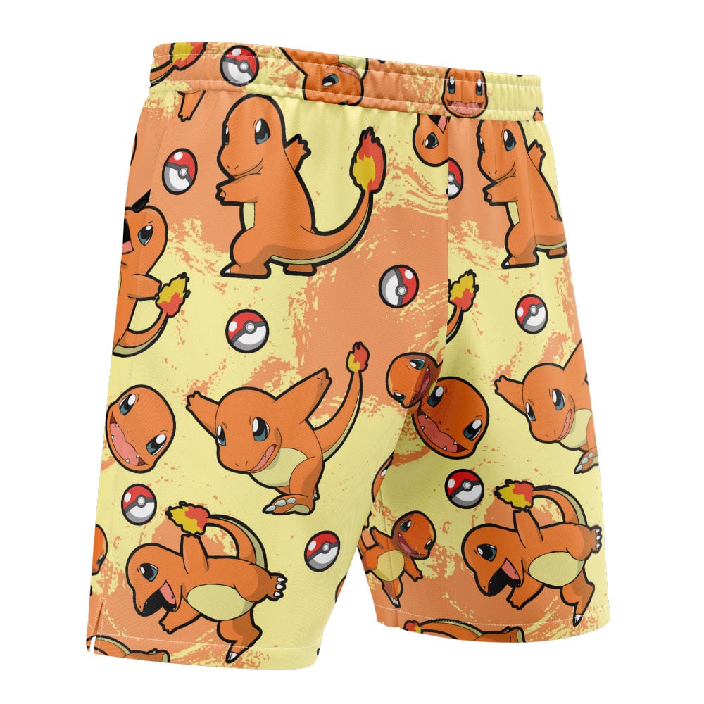 Charmander Pattern Pokemon Versatile Shorts - Image 2