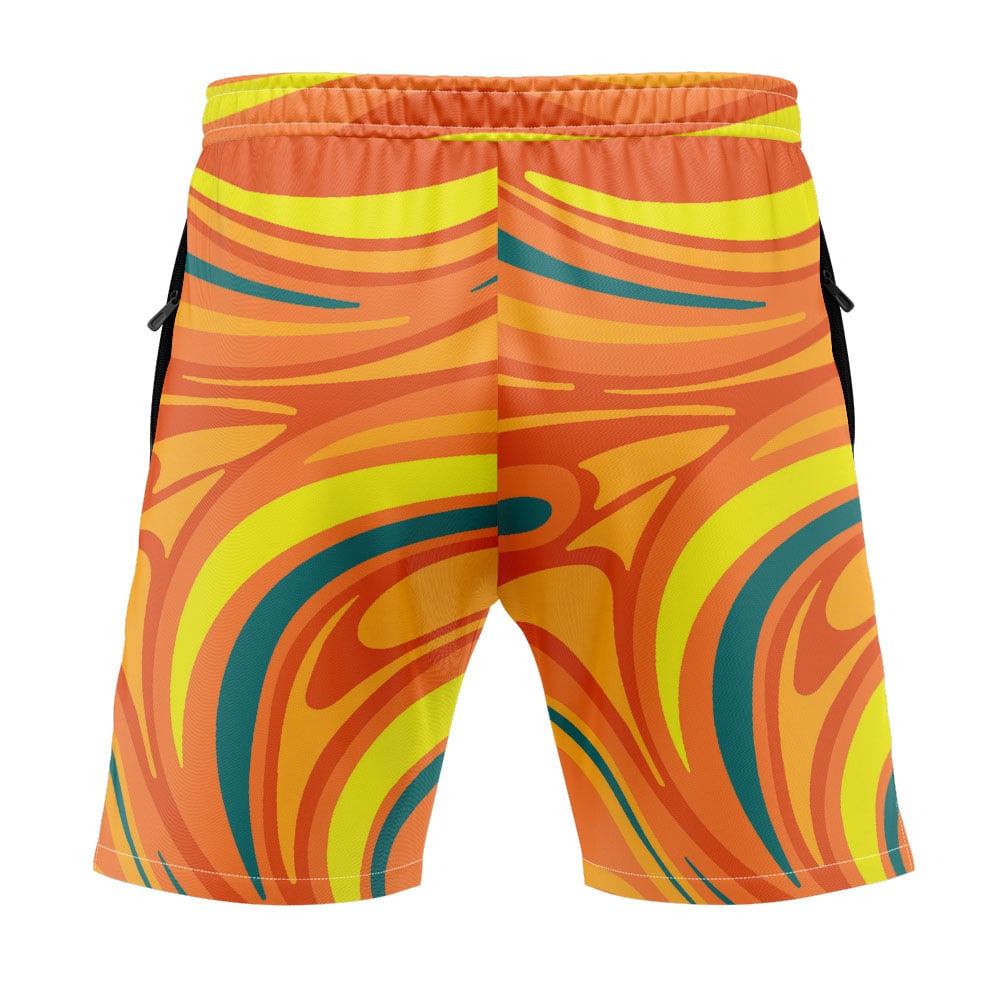 Charmander Trippy Pokemon Versatile Shorts - Image 4