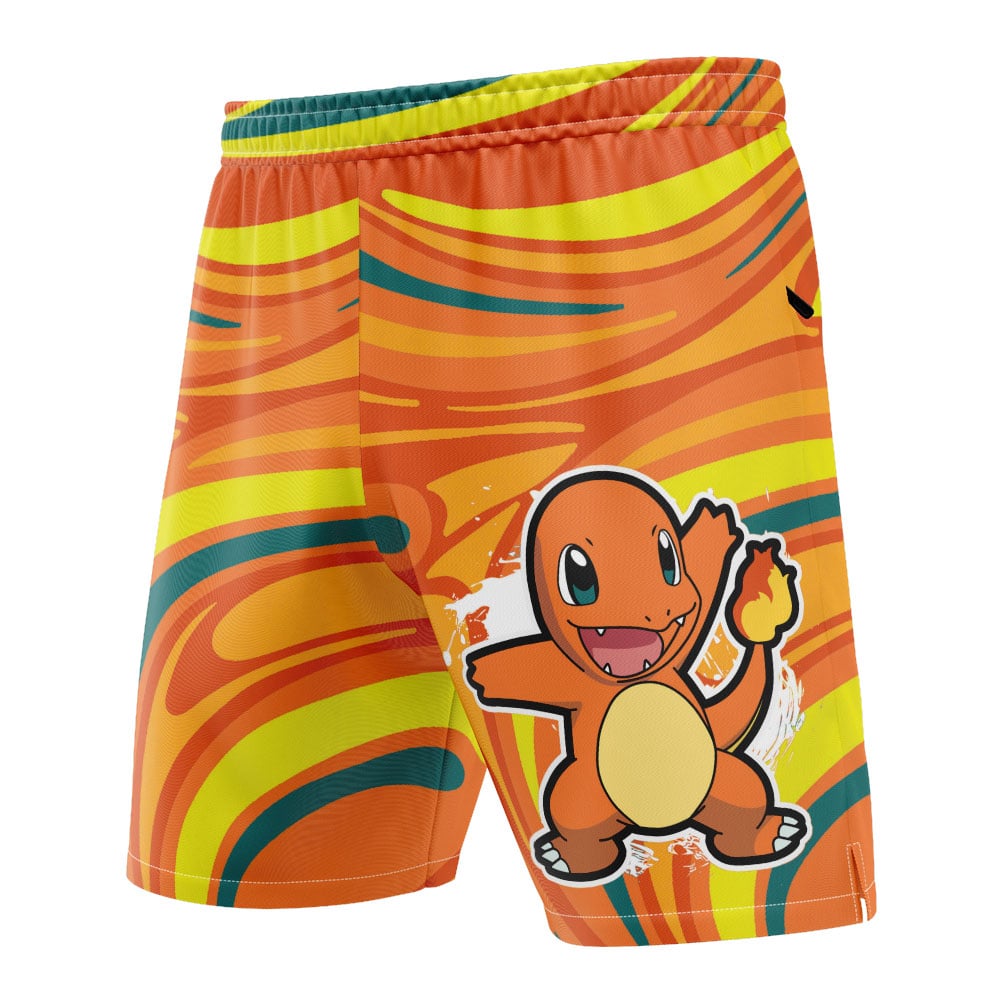 Charmander Trippy Pokemon Versatile Shorts - Image 3