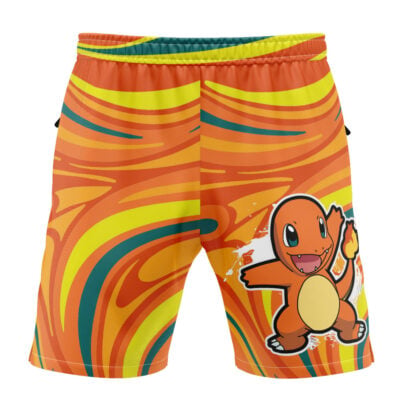 Charmander Trippy Pokemon Versatile Shorts