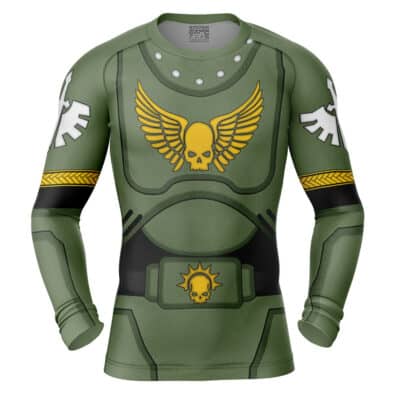 Dark Angels Warhammer Long Sleeve Rash Guard Compression Shirt