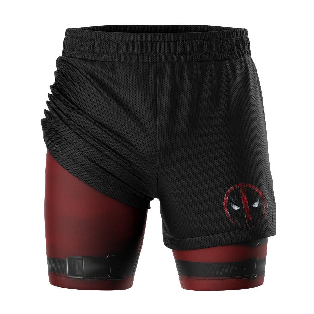 Deadpool Marvel 2-in-1 Competition Shorts - Image 2