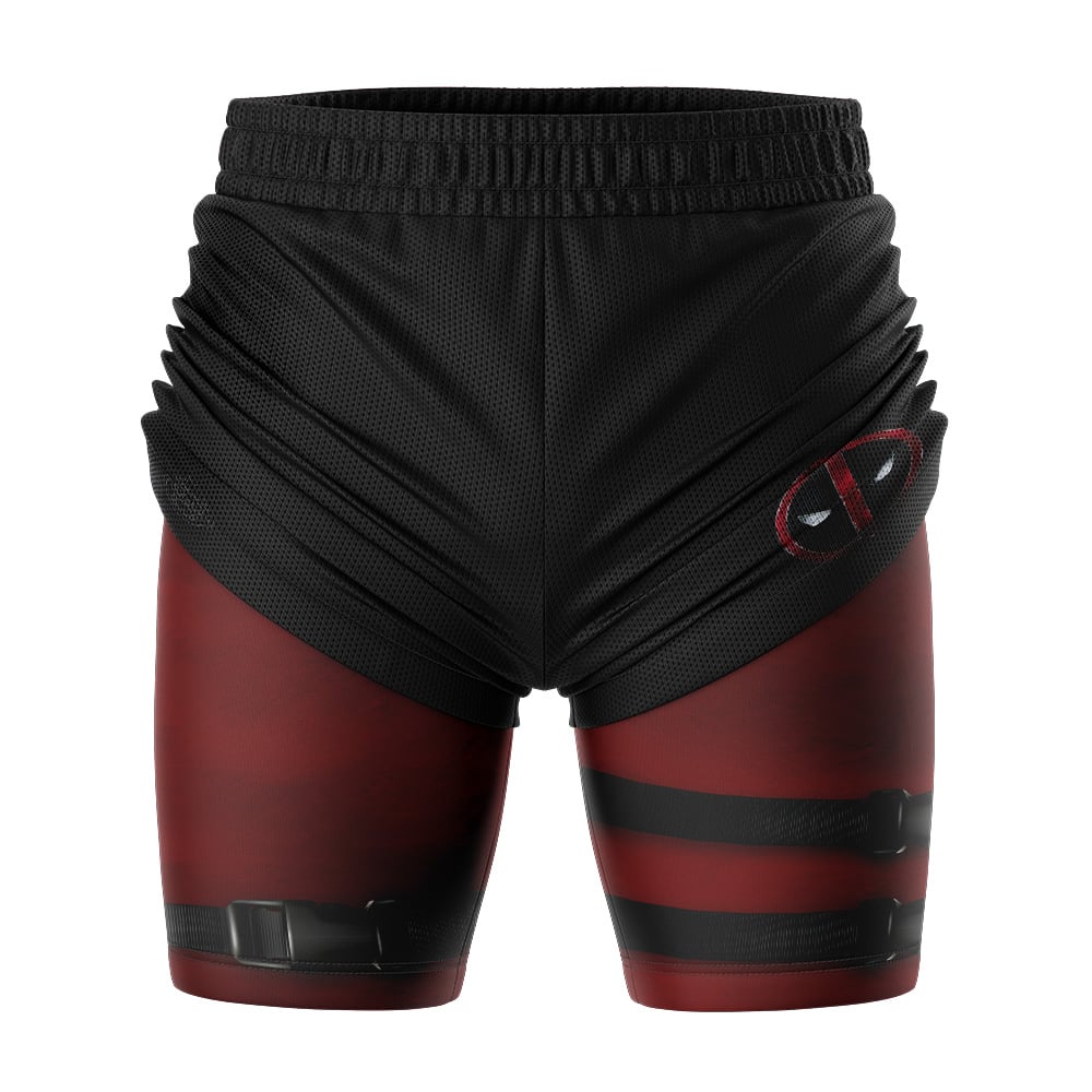 Deadpool Marvel 2-in-1 Competition Shorts - Image 3