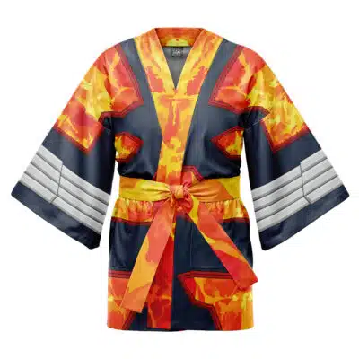 Endeavor My Hero Academia Happi Coat Haori Kimono