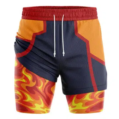 Endeavor My Hero Academia 2-in-1 Performance Shorts
