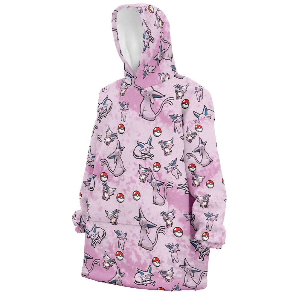 Espeon Pokemon Snug Blanket Hoodie - Image 2