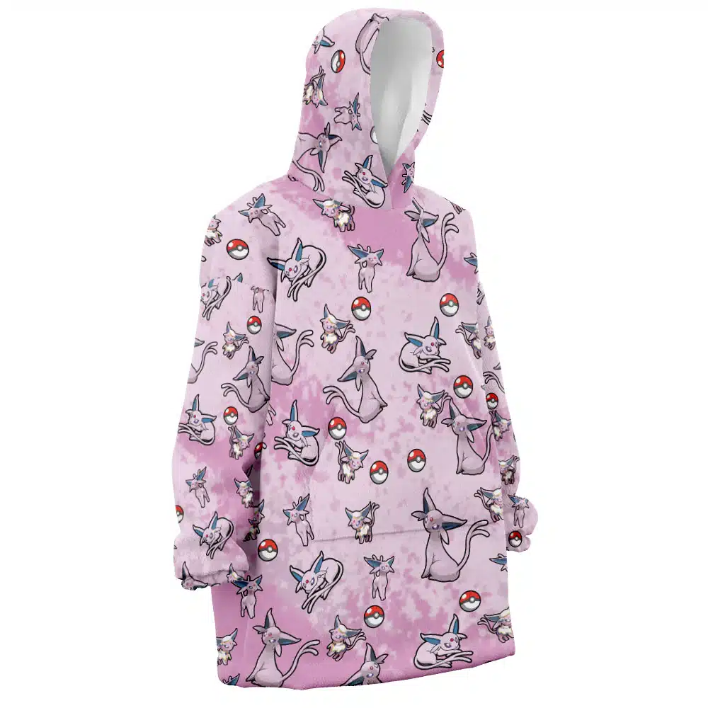 Espeon Pokemon Snug Blanket Hoodie