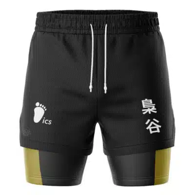 Fukurodani Haikyuu 2-in-1 Performance Shorts