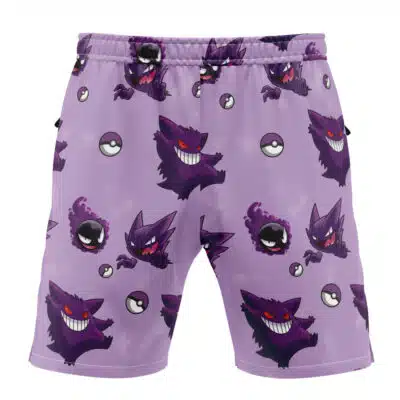Gengar Pattern Pokemon Versatile Shorts