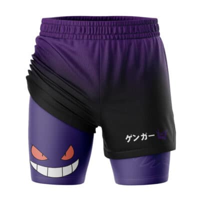 Gengar Pokemon 2-in-1 Competition Shorts