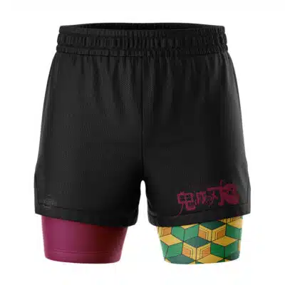 Giyu Tomioka Demon Slayer 2-in-1 Competition Shorts