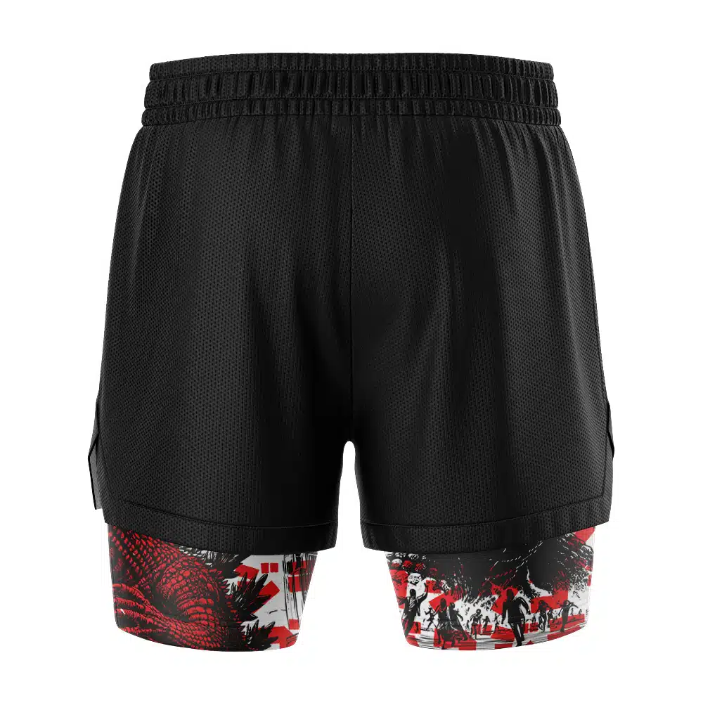 Godzilla 2-in-1 Competition Shorts - Image 4