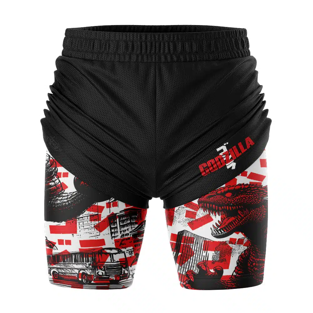 Godzilla 2-in-1 Competition Shorts - Image 3