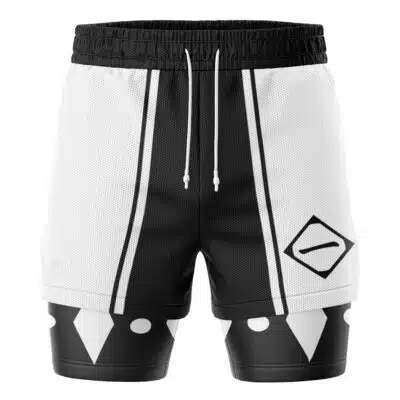 Gotei 13 1st Division Yamamoto Bleach 2-in-1 Performance Shorts