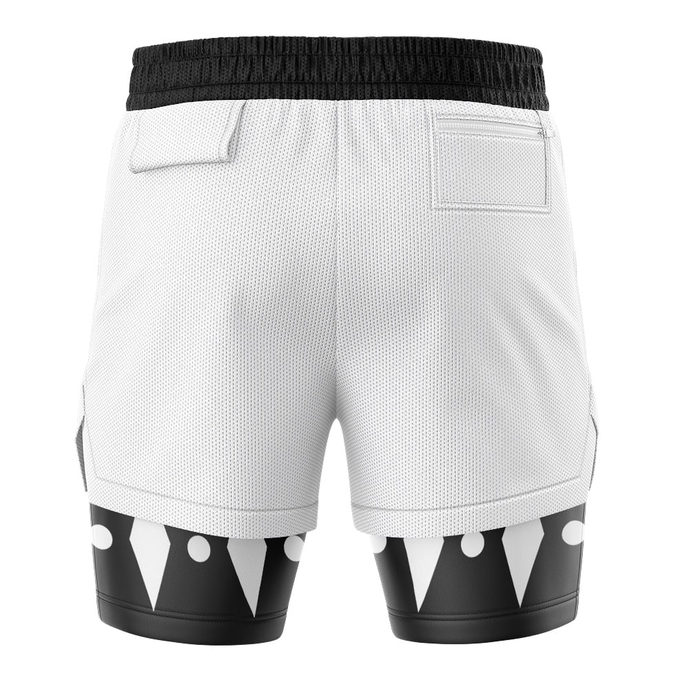 Gotei 13 5th Division Sōsuke Aizen Bleach 2-in-1 Performance Shorts - Image 4