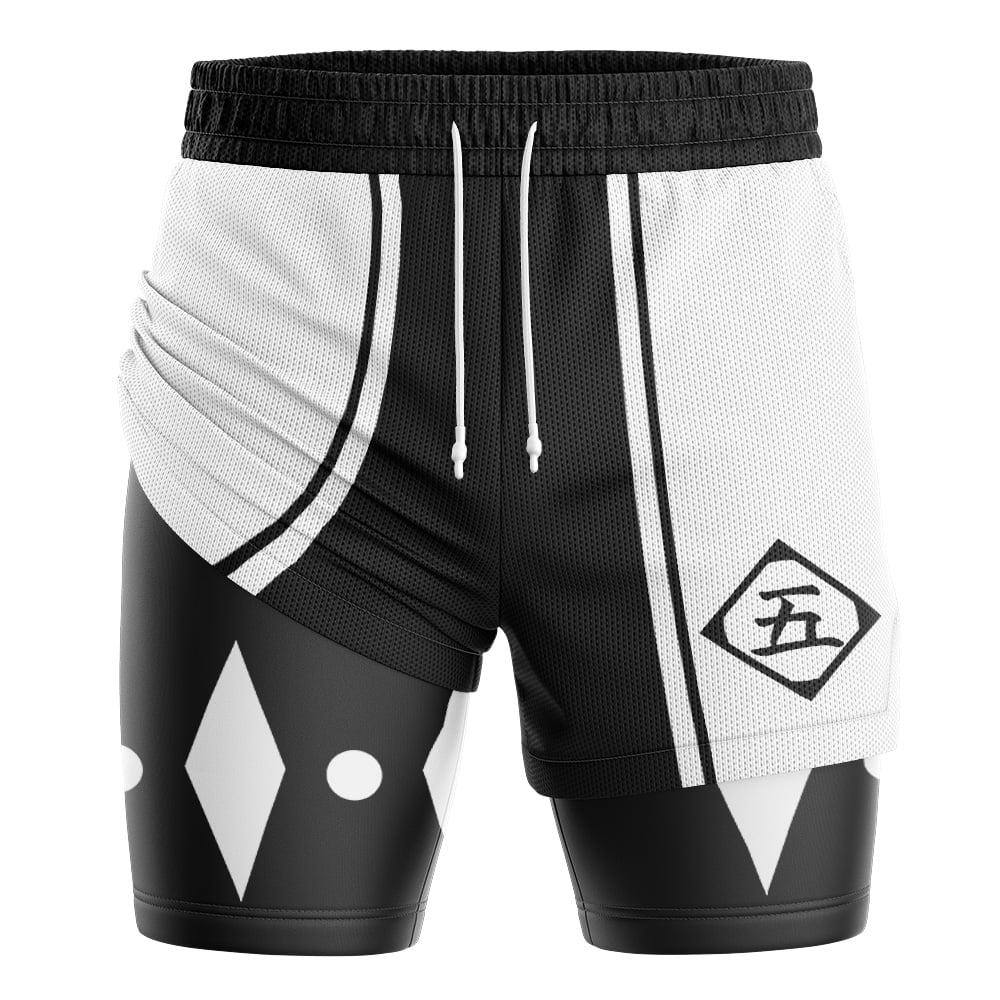 Gotei 13 5th Division Sōsuke Aizen Bleach 2-in-1 Performance Shorts - Image 2