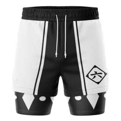 Gotei 13 6th Division Byakuya Kuchiki Bleach 2-in-1 Performance Shorts