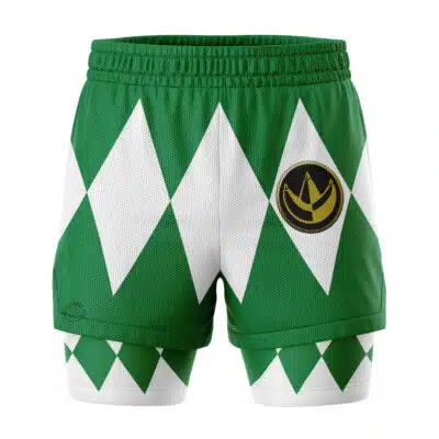 Green Ranger V1 Power Rangers 2-in-1 Competition Shorts
