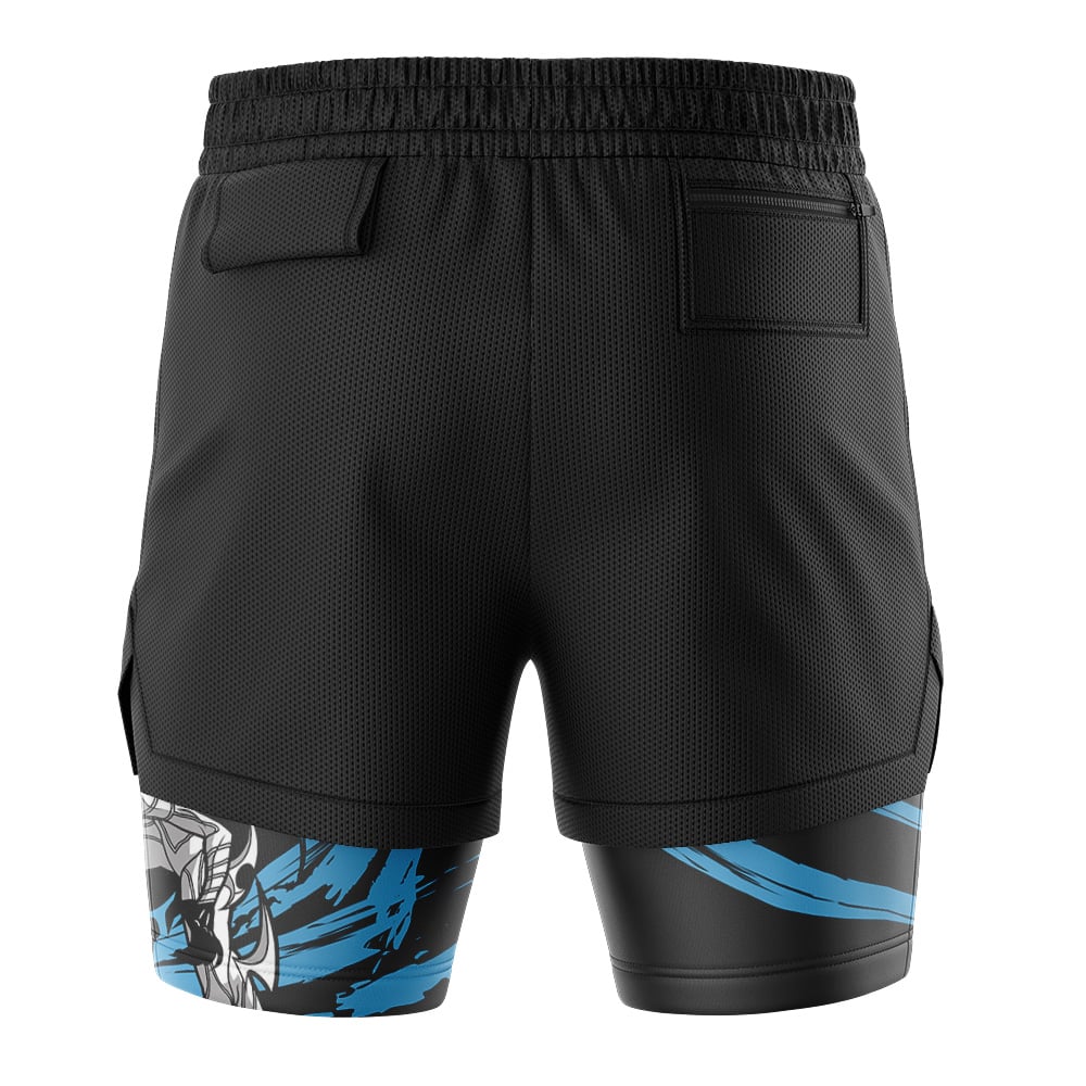 Grimmjow V2 Arrancar Espada Bleach 2-in-1 Performance Shorts - Image 4