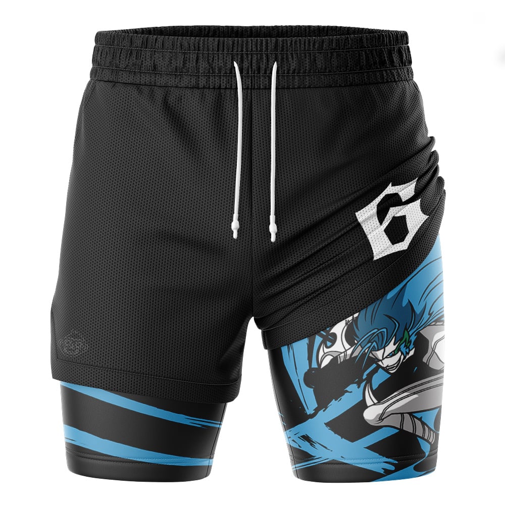 Grimmjow V2 Arrancar Espada Bleach 2-in-1 Performance Shorts