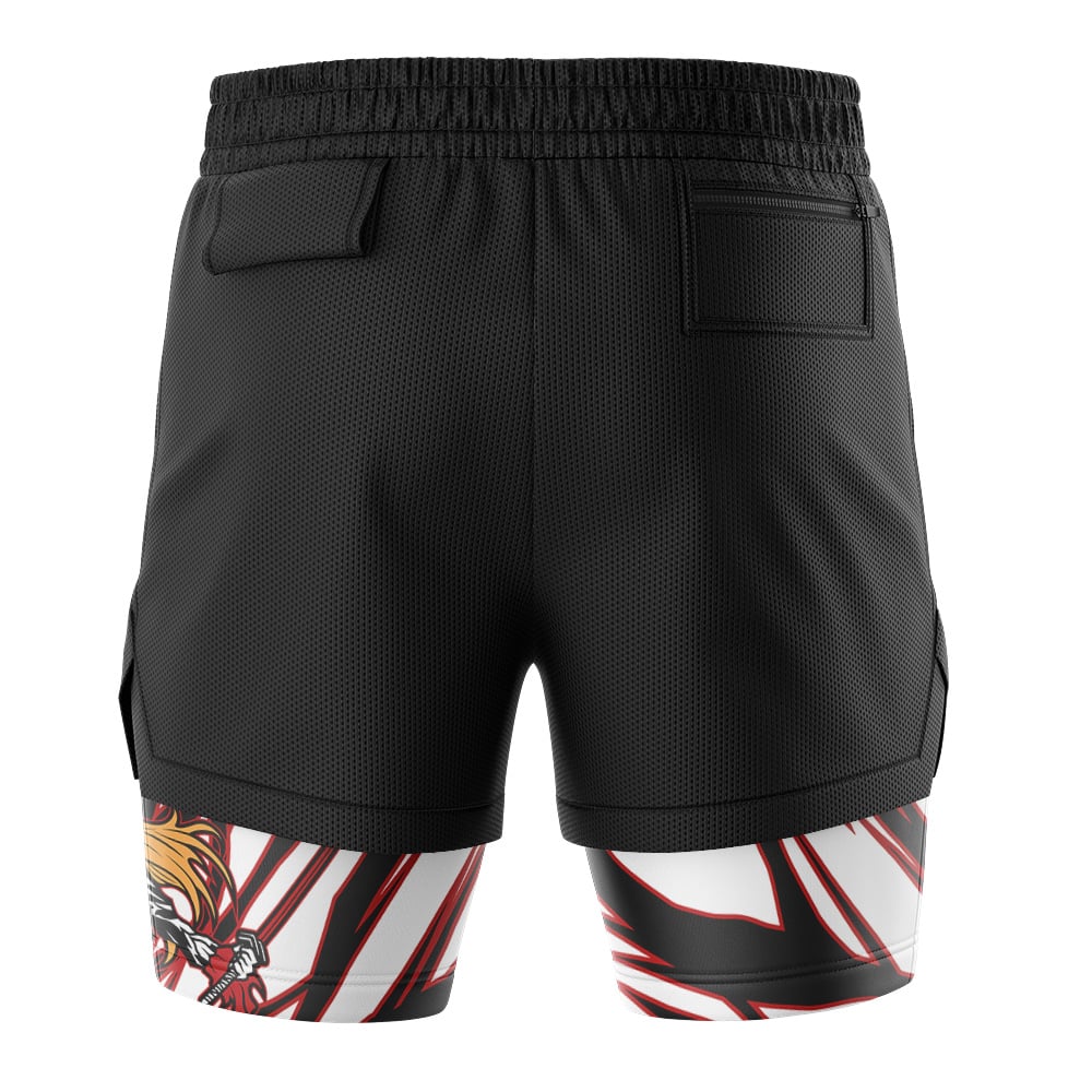 Ichigo Hollow Bleach 2-in-1 Performance Shorts - Image 4