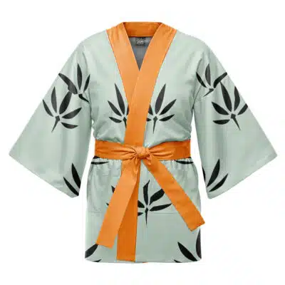Jinbe Near Pure Good One Piece Happi Coat Haori Kimono