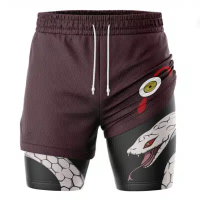 Kabuto Yakushi Shippuden 2-in-1 Performance Shorts