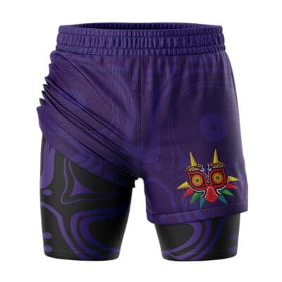 Majoras Mask Legend of Zelda 2-in-1 Competition Shorts