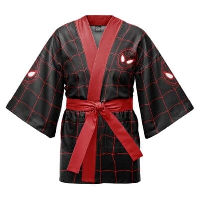 Miles Morales Webhead Spiderverse Marvel Happi Coat Haori Kimono