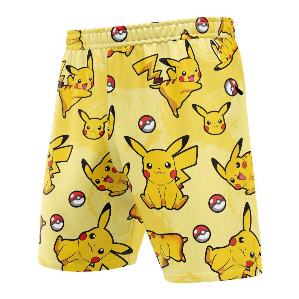 Pikachu Pattern Pokemon Versatile Shorts - Image 3