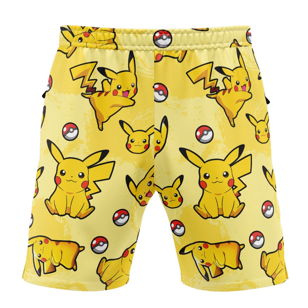 Pikachu Pattern Pokemon Versatile Shorts