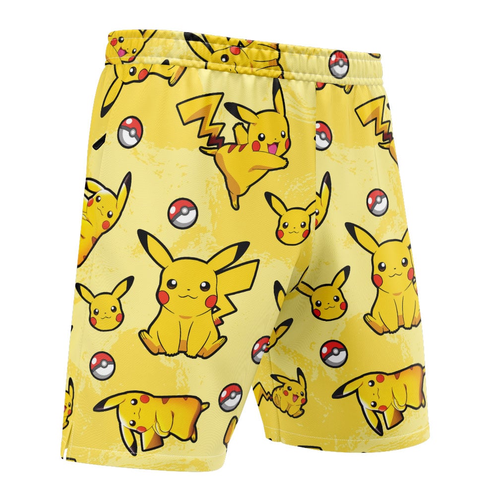Pikachu Pattern Pokemon Versatile Shorts - Image 2