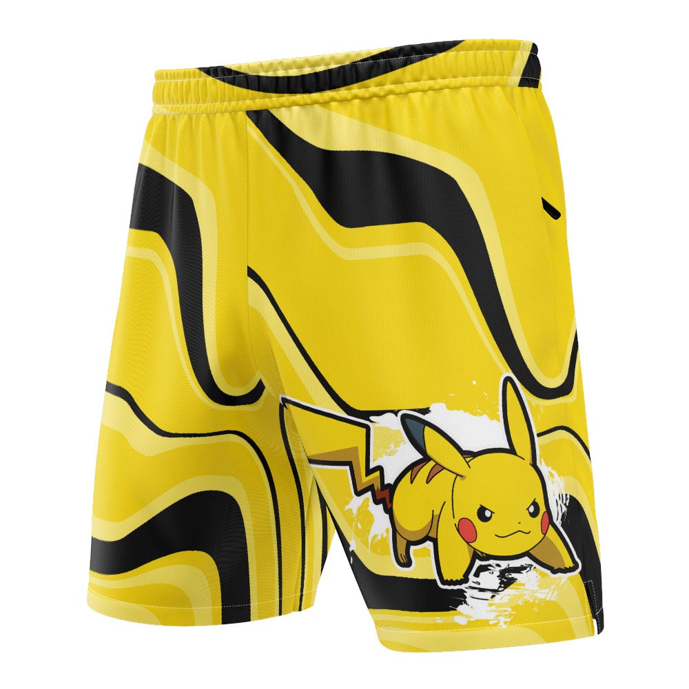 Pikachu Trippy Pokemon Versatile Shorts - Image 3