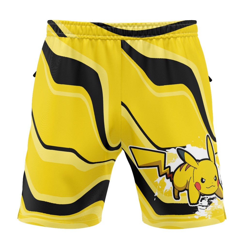 Pikachu Trippy Pokemon Versatile Shorts