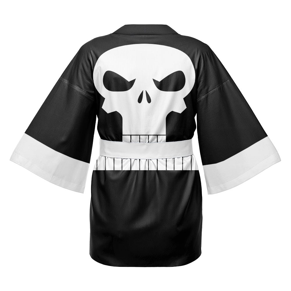 Punisher Classic Marvel Happi Coat Haori Kimono - Image 2