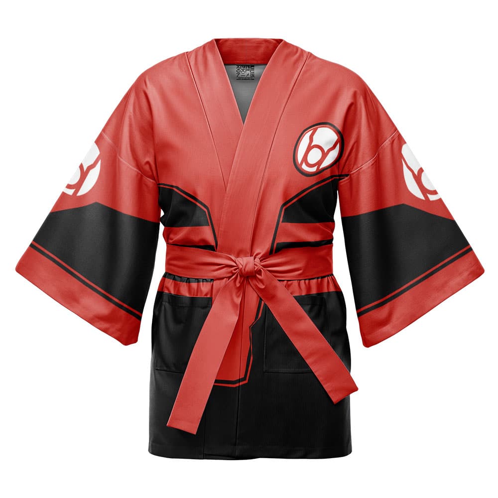 Red Lantern DC Happi Coat Haori Kimono
