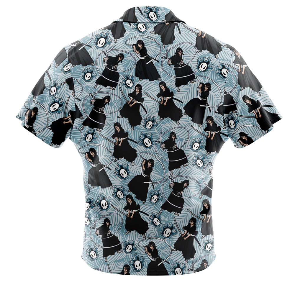 Rukia Pattern Bleach Short Sleeve Button Up Hawaiian Shirt - Image 2