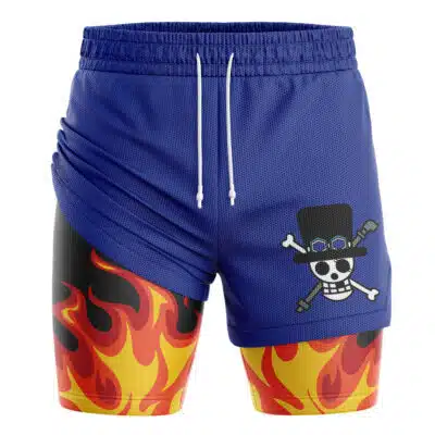 Sabo One Piece 2-in-1 Performance Shorts
