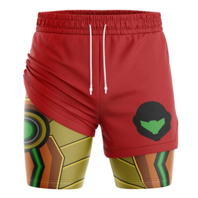 Samus Metroid Prime 2-in-1 Performance Shorts