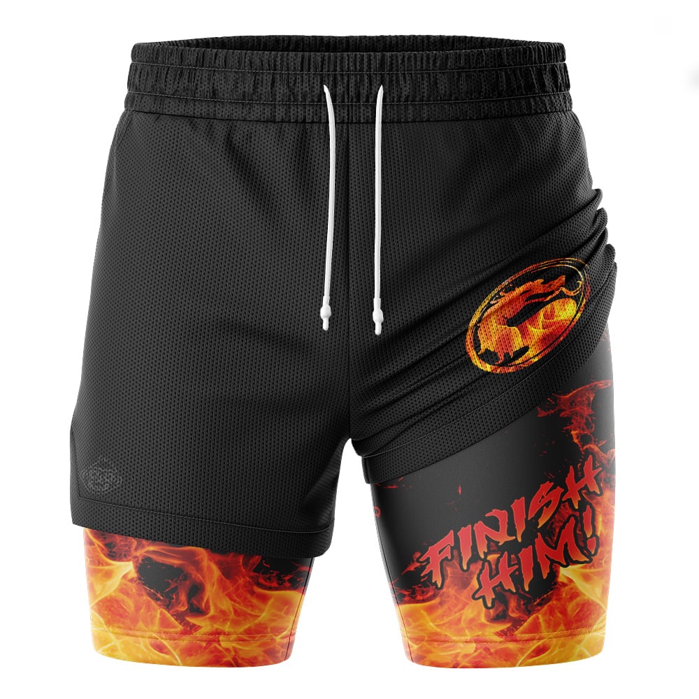 Scorpion Mortal Kombat 2-in-1 Performance Shorts