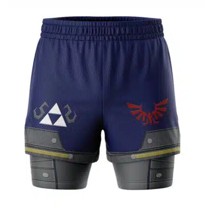 Shield Style Legend of Zelda 2-in-1 Competition Shorts