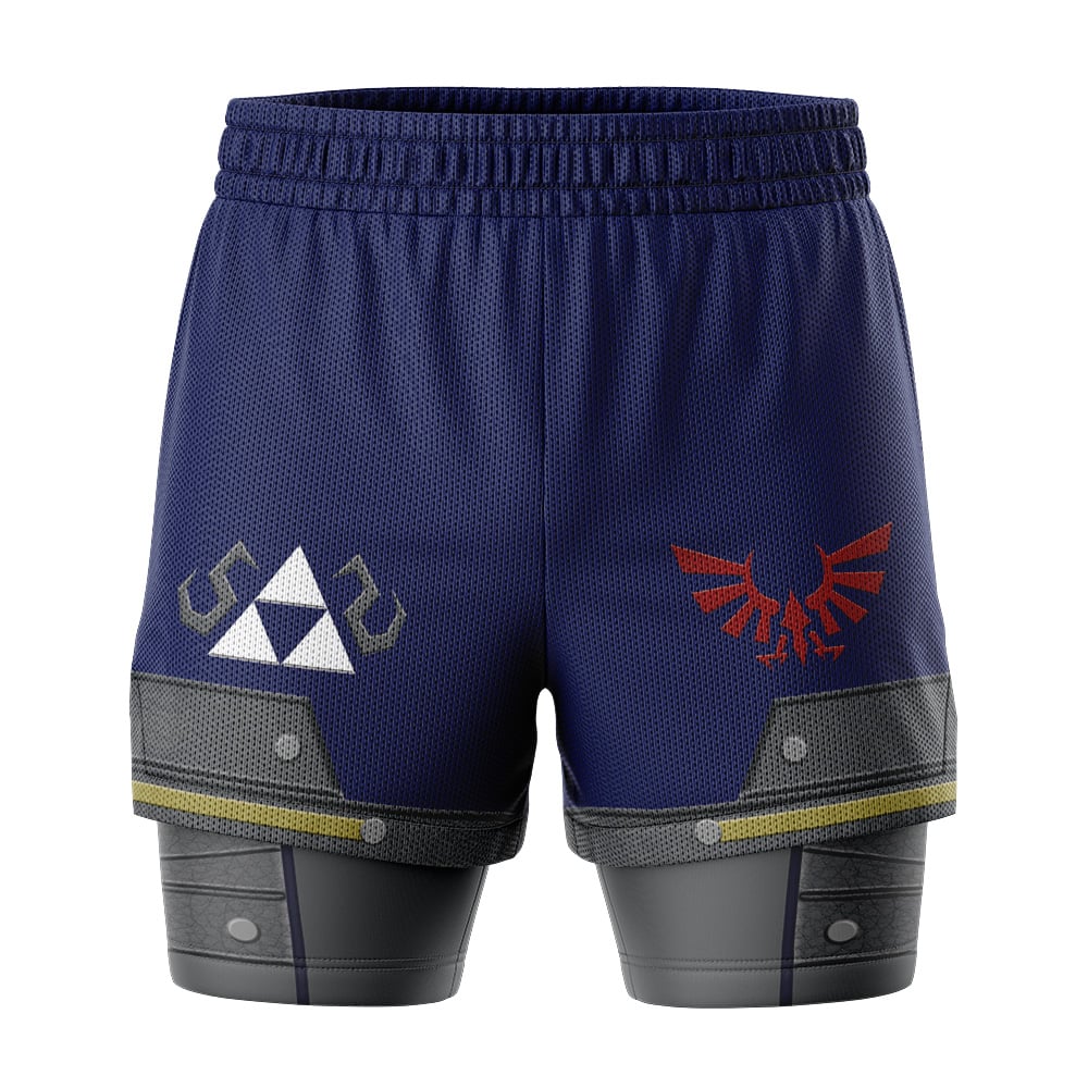 Shield Style Legend of Zelda 2-in-1 Competition Shorts